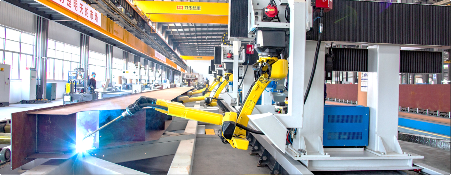 Automated Weihua crane production line