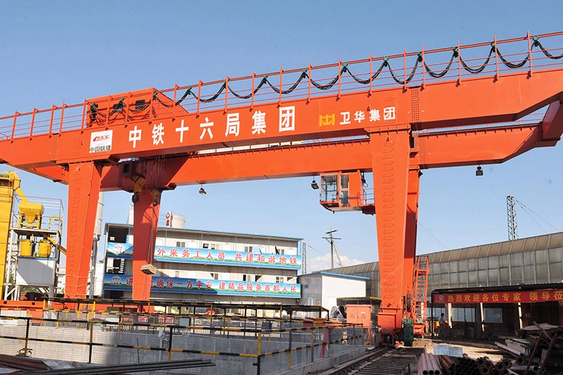 Gantry crane engineering view