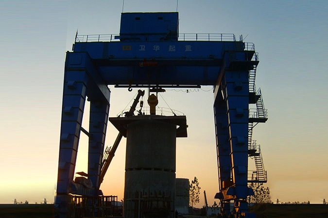 Gantry Crane With Hook For Project