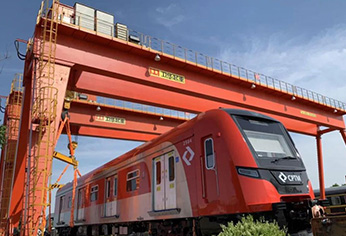 Gantry Crane for Brazil Railway Construction