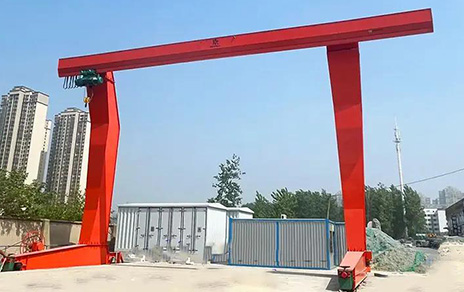 Gantry crane engineering view
