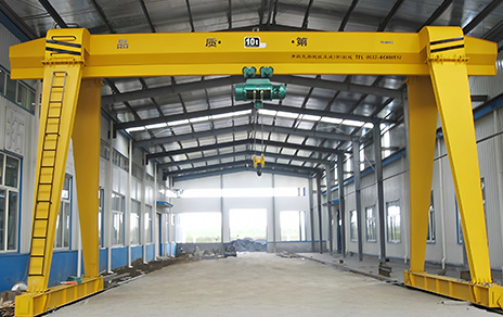 Gantry crane engineering view