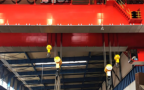Gantry crane engineering view