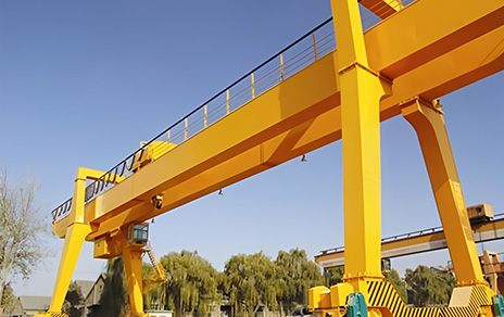 Gantry crane engineering view